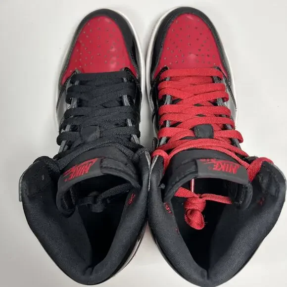 Size 8 - Jordan 1 Retro OG High Patent Bred - Picture 5 of 8